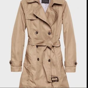 Banana Republic Trench Coat Petite XXS